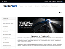Tablet Screenshot of powdersafe.com.au